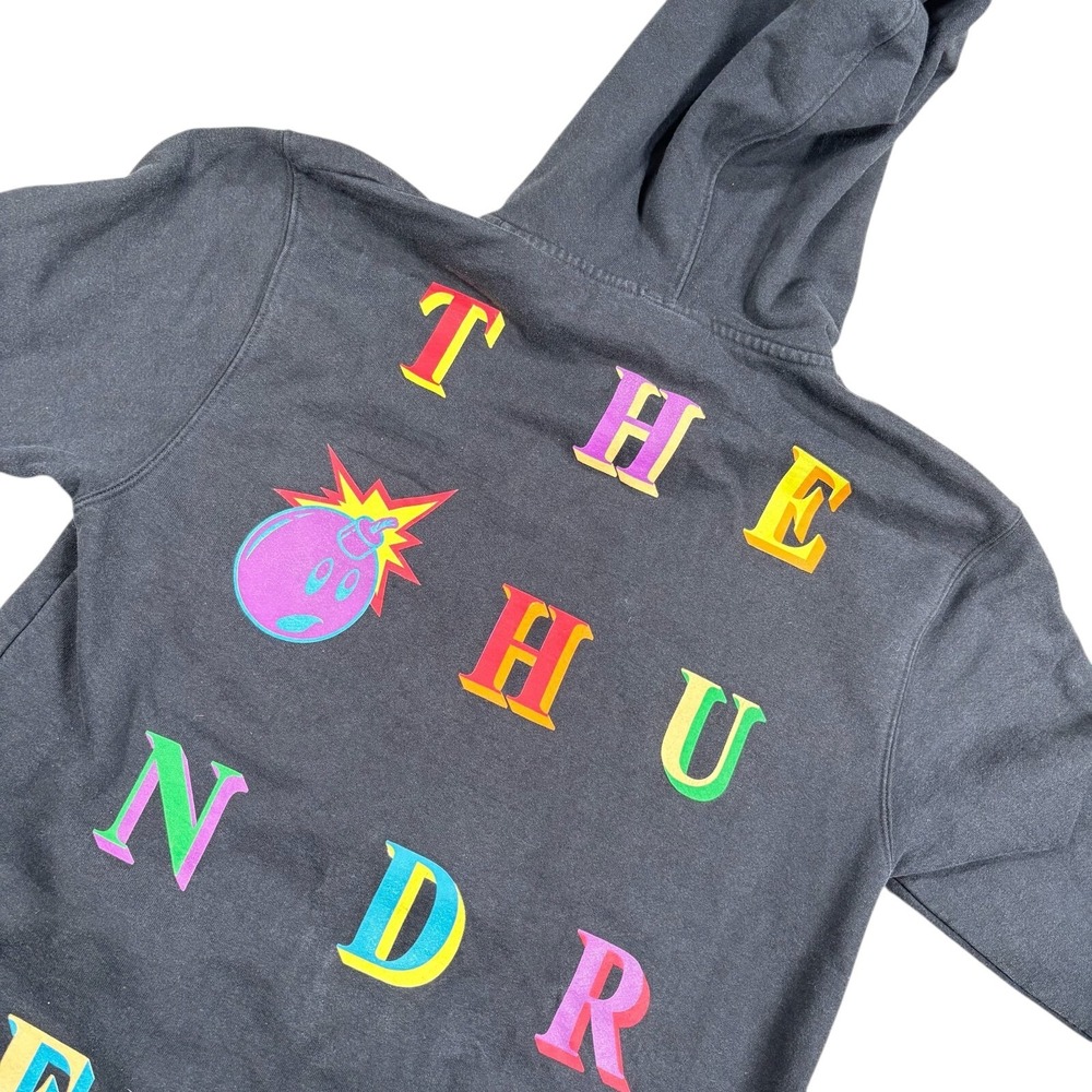 Rare The Hundreds Adam Bomb Zip-up Hoodie Y2K‎ Sweatshirt Vintage Logo Design L